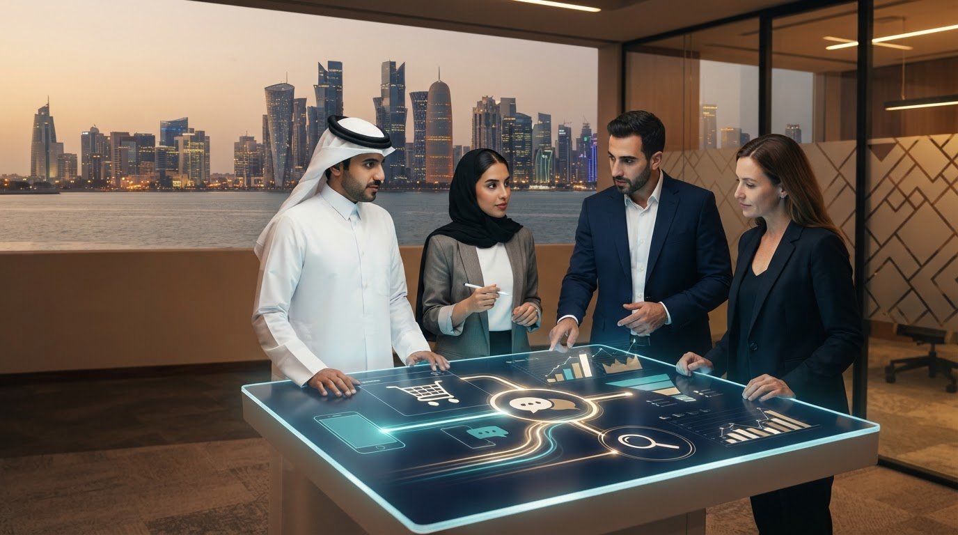كيفية زيادة المبيعات اونلاين في قطر 2026: الدليل الشامل للنمو بالذكاء الاصطناعي